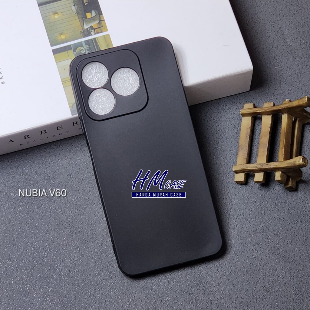 Zte Nubia V60 Zte V40S Macaron square BLACK/ Case Square BLACK Edge Zte Nubia V60 Zte  V40S