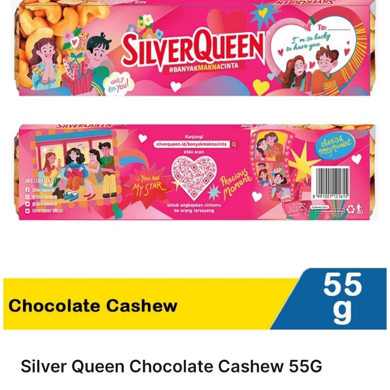 

Silver Queen Chocolate Cashew 55g