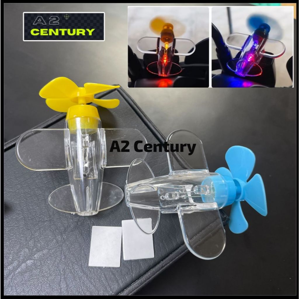 lampu unik lampu pesawat terbang variasi hias tenaga angin pasang dimotor sepeda dll