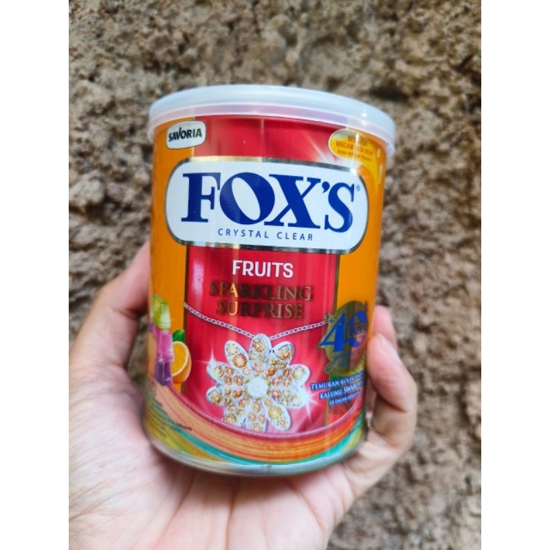 

Permen Fox's Fruits Sparkling Surprise Kemasan 170 Gram