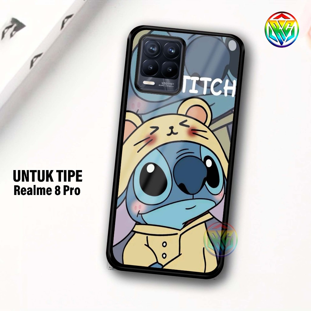 Real Case REALMI 8 PRO Terbaru Case kilau - New Case Glossy casing Hp REALME 8 PRO  [Motif STT] - Ha