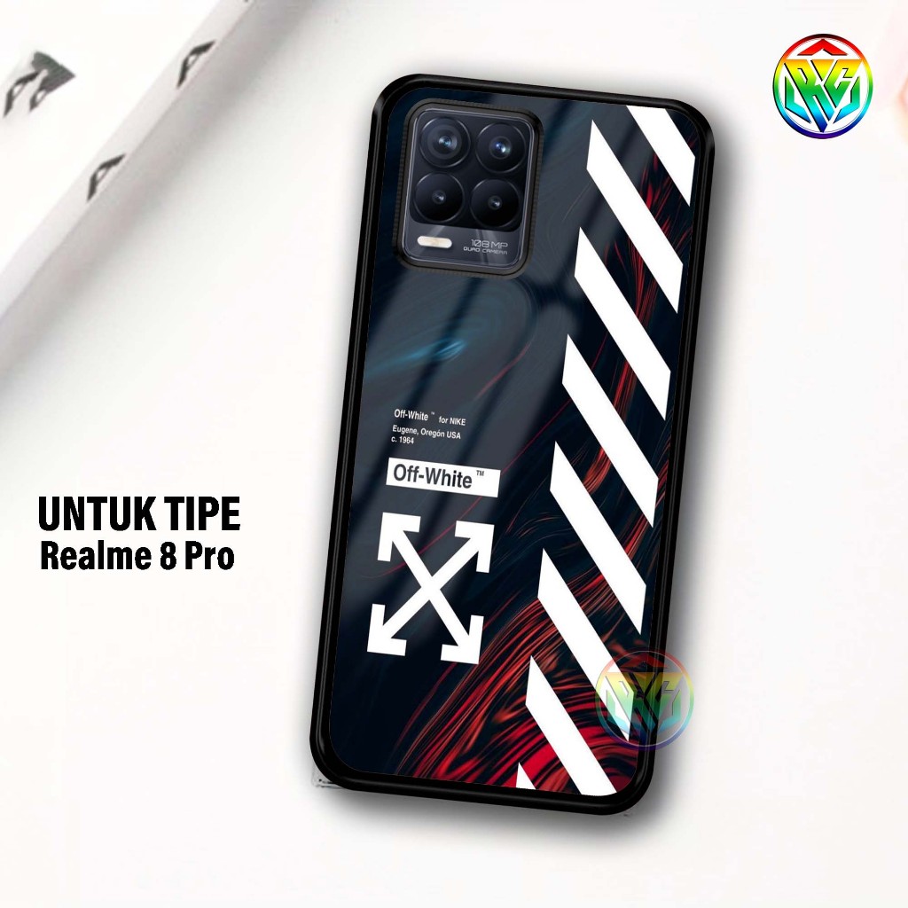 Real Case REALMI 8 PRO Terbaru Case kilau - New Case Glossy casing Hp REALME 8 PRO  [Motif OPW] - Ha
