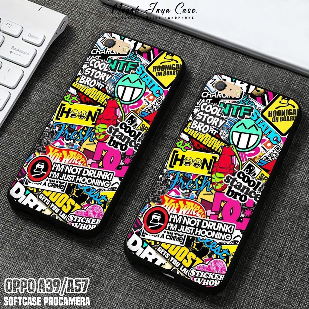 Case OPPO A39 / OPPO A57 Lama - Softcase OPPO A57 / OPPO A39 Motif GRAFF - Casing Hp OPPO A39 - Sili