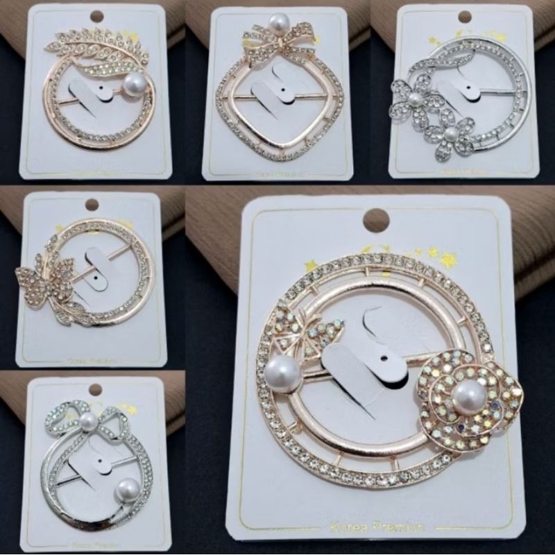 Ring Gesper Hijab | Ring Gesper Mutiara | Ring Gesper Kekinian | Gesper Hijab Premium