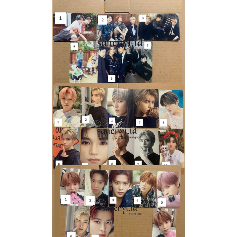 PC Dicon 101 custom book NCT 127 Taeyong Johnny Yuta Official photocard PC official TAEIL TAEYONG JO