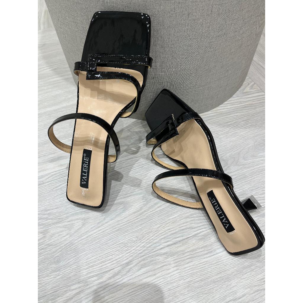VALERIE Sendal Heels 3cm Leinert Glossy Size 35-40
