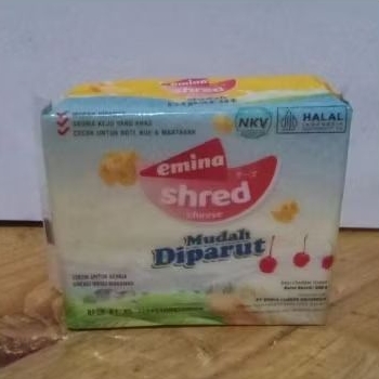 

keju emina shred 250 gram