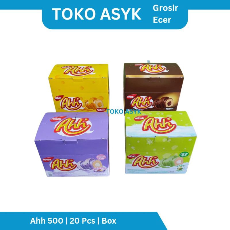 

RICHEESE NABATI AHH 20PCS/BOX NABATI AHH RASA KEJU GOGUMA COKLAT COCOPANDAN