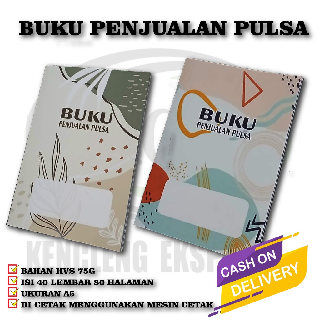 

BUKU PENJUALAN PULSA a5 ISI 40 LEMBAR 80 HALAMAN READY STOK