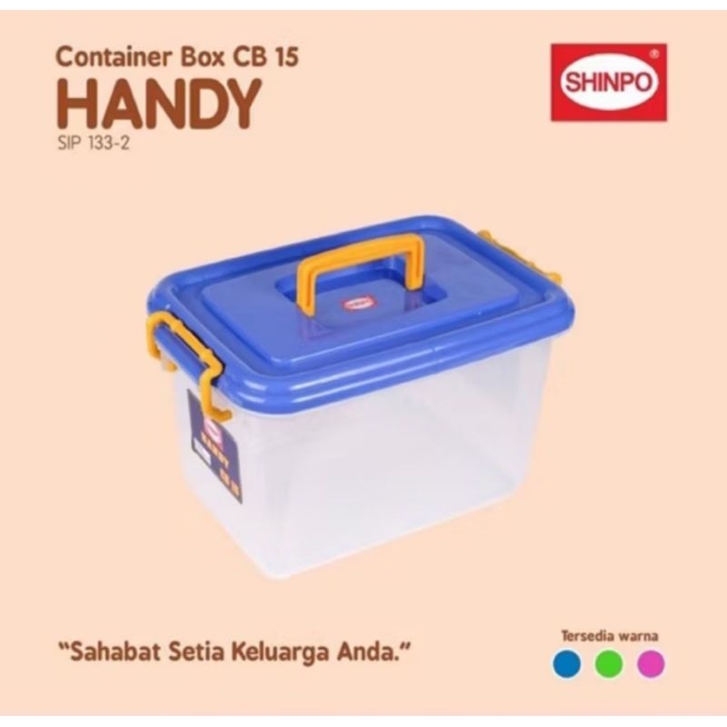 Box Cb 15 Handy Shinpo/ Box Cb 15 Liter Shinpo/ Container Box 15 L Shinpo/ Kontainer 15 liter Shinpo