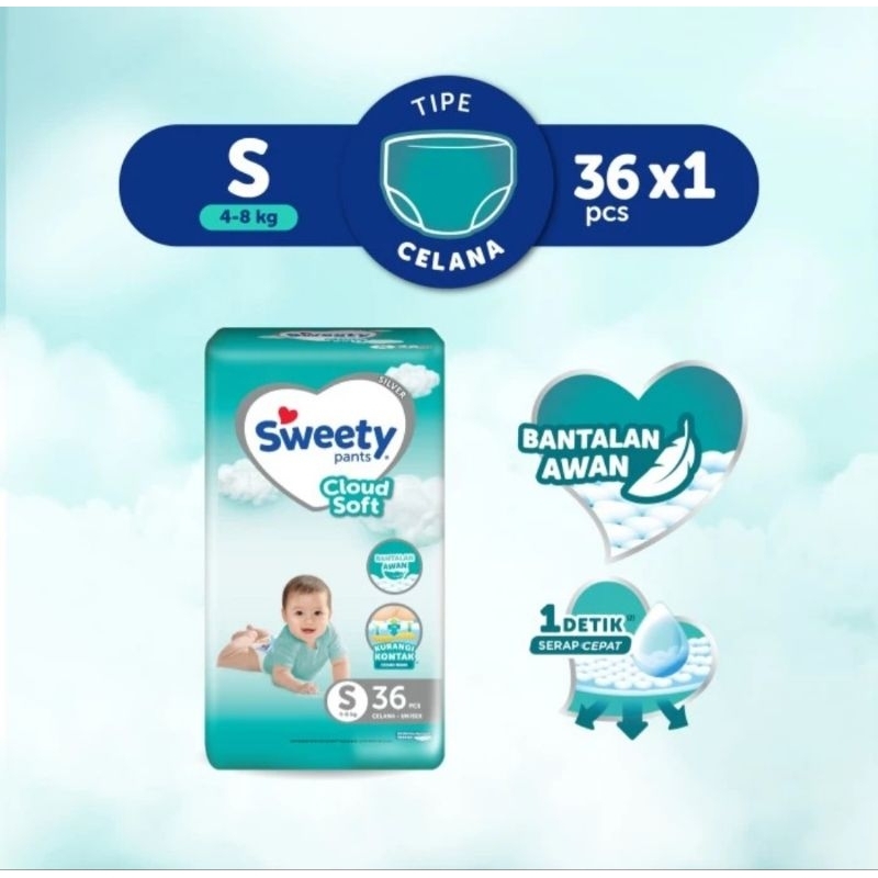 Swetty silver pants cloud soft S 36s