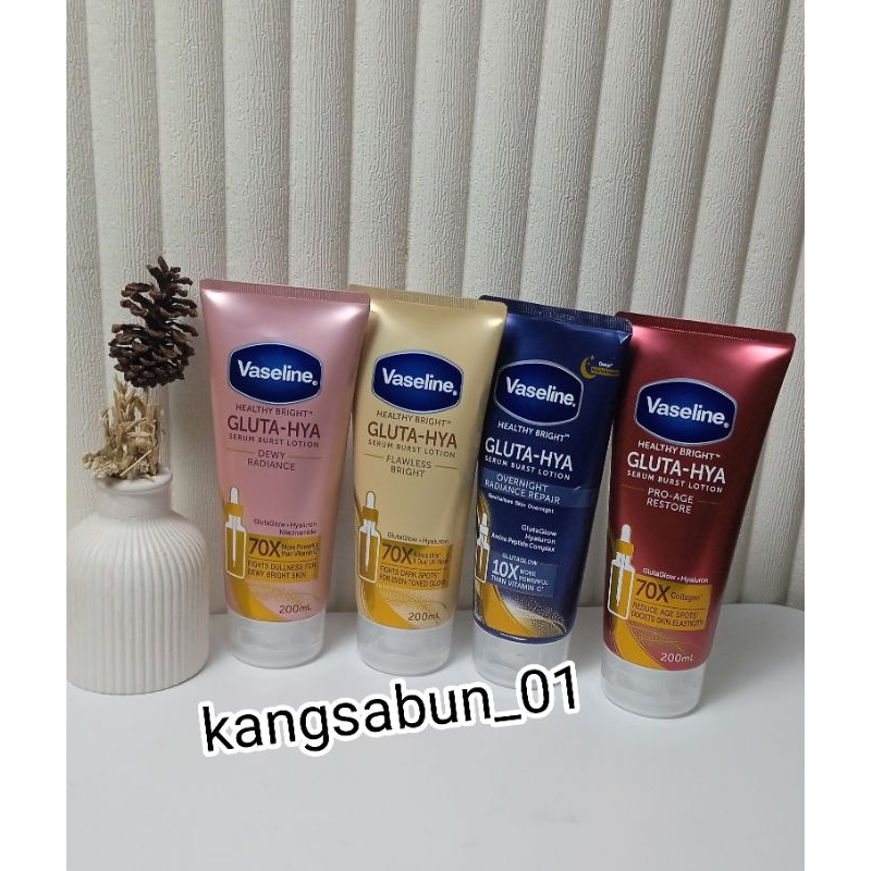 Vaseline Gluta-Hya Body Serum 100 ml / Vaseline Gluta-Hya 200 ml