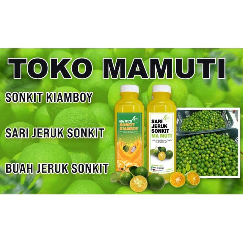 

Ay00! Ekstrak Sari Jeruk Sonkit 250ml /Kasturi/Lemon Cina/Jeruk Kalimansi