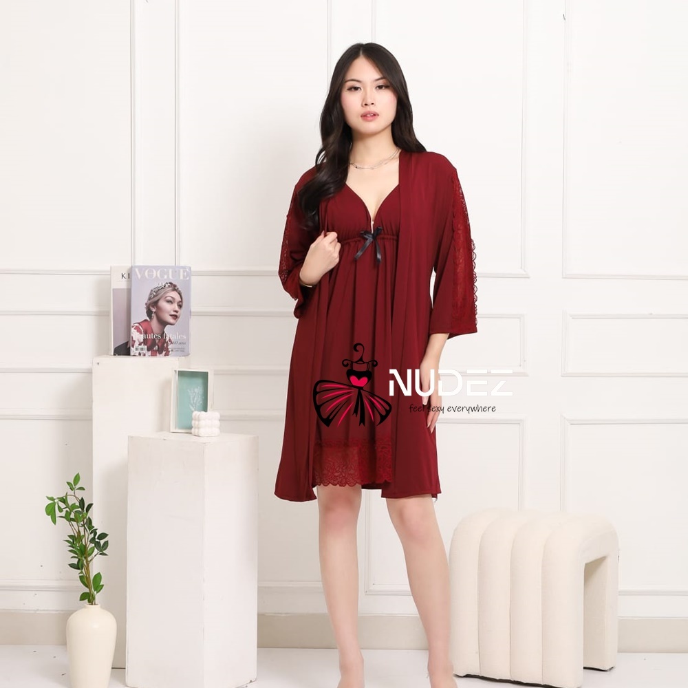 Baju Tidur Wanita Sexy / Lingering Hot Dinas Malam Bahan Spandek Premium PY389