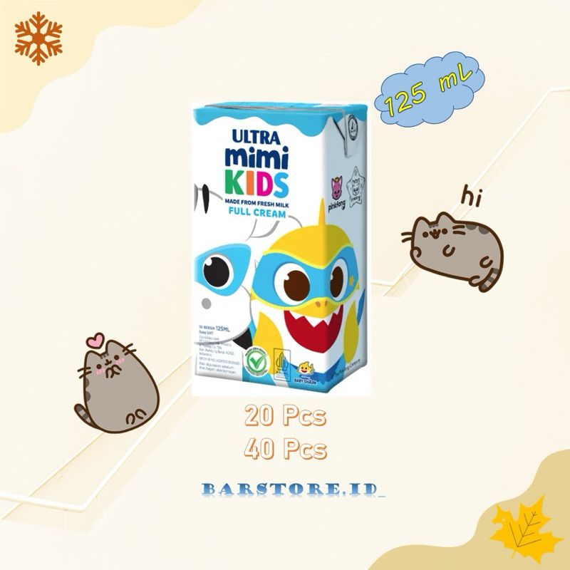 

ULTRA MIMI KIDS 125 ML FULL CREAM (1 dus isi 40 pcs )