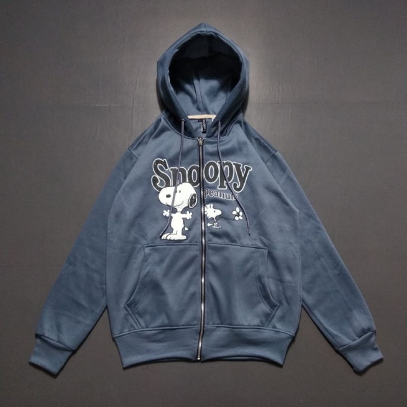 JAKET HOODIE ZIPPER SNOOPY