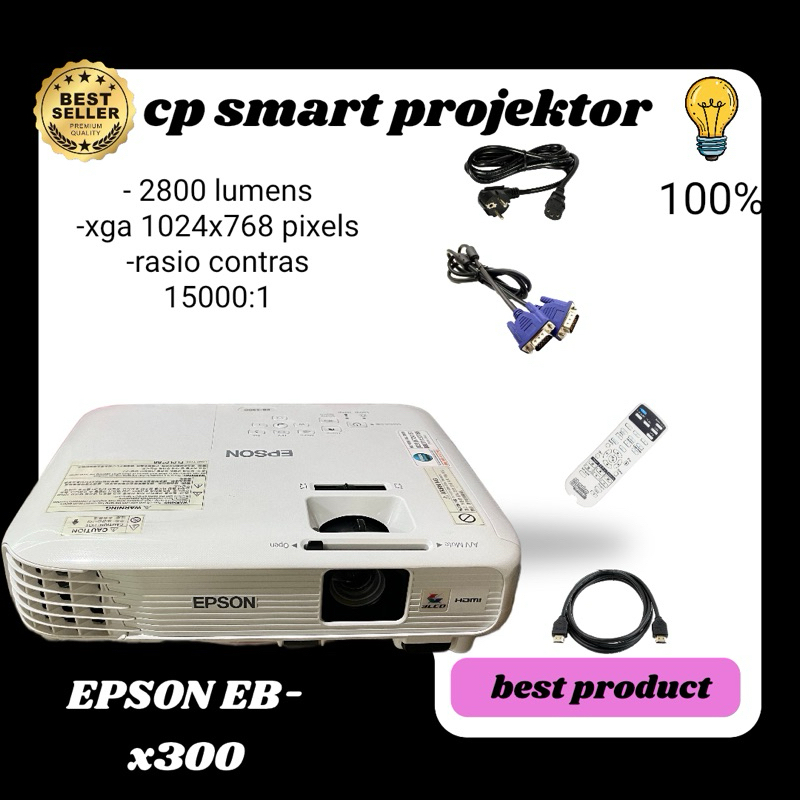 PROJEKTOR EPSON EB-x300 projektor sekolah projektor kantor projektor murah