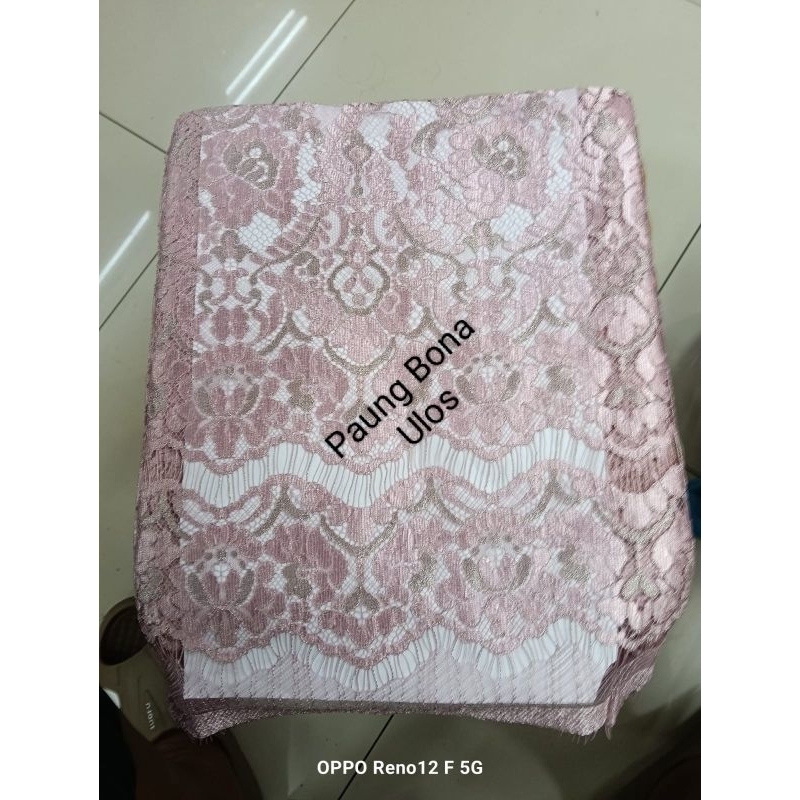 BAHAN KEBAYA BRUKAT SAINT LAURENT WARNA LILAC.