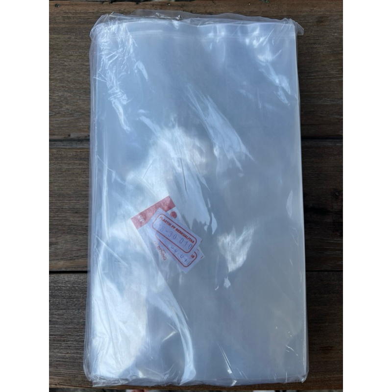 Plastik PP Bawang 18x30 Tebal 010 1Kg | Plastik Kemasan Keripik/Snack Tebal | Plastik untuk makanan 