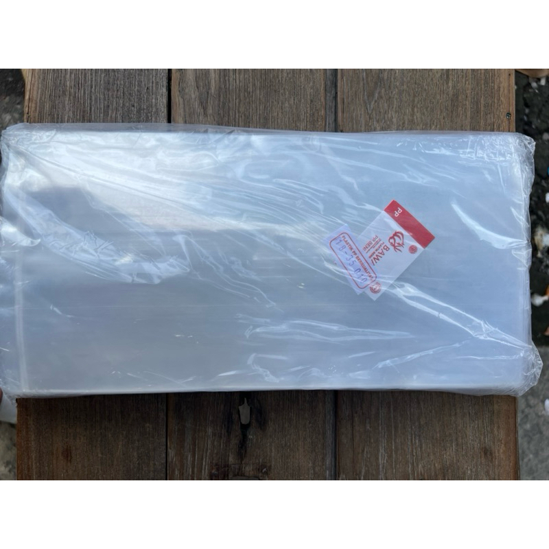 Plastik PP bawang 18x35 Tebal 010 1Kg | Plastik kemasan keripik/snack besar dan tebal | Plastik untu