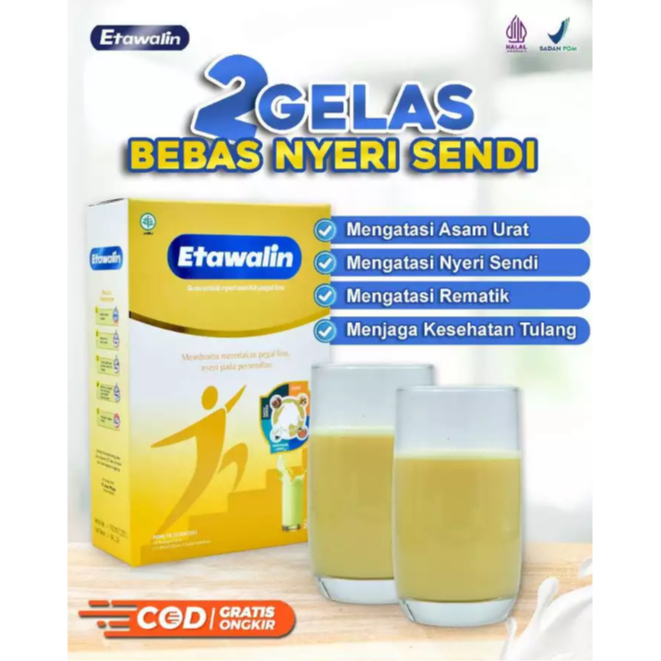 

PENAWARAN TERBAIK !!! Etawalin Susu Etawa Original Atasi Sendi dan Tulang Paket 1 Box
