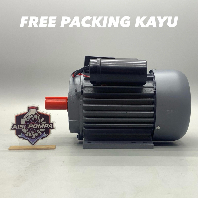 Dinamo Penggerak Wipro 3 Hp Rpm Tinggi 2800 / Rendah 1400 1phase PK PACKING KAYU