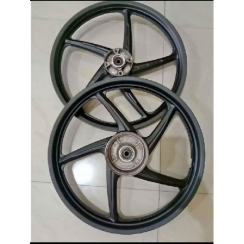 Velg Pelg Peleng Depan Belakang Honda Supra X125 Kharisma Original AHM Honda