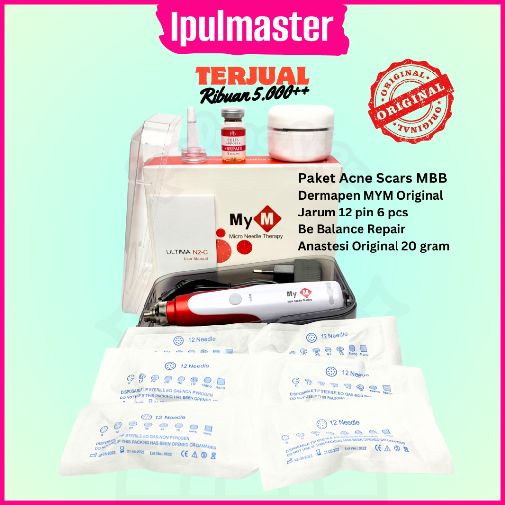 PAKET ACNE SCARS MTS BOPENG DERMAPEN