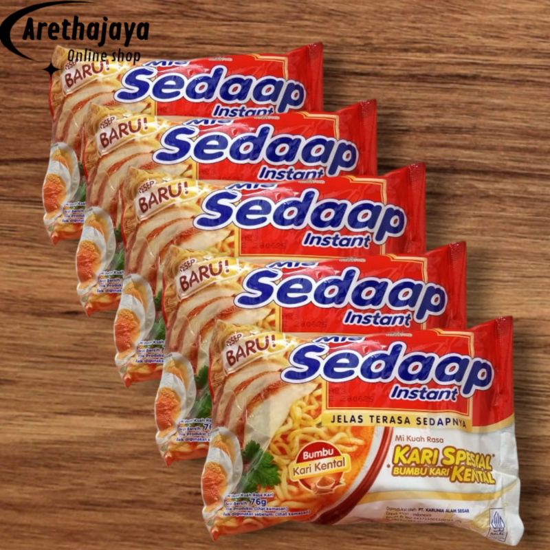 

Mie Sedaap Instant Bumbu Kari spesial /Mie Kuah Sedaap Kari Spesial