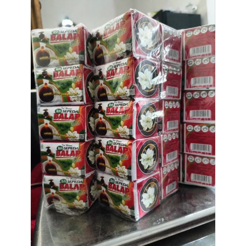 

[PROMO SPESIAL]Teh wangi melati Cap SEPEDA BALAP 1 slop isi 10 pcs