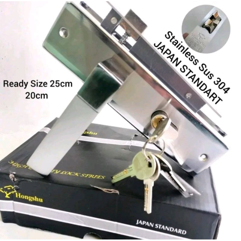 handle pintu set kunci pintu rumah premium hongshu