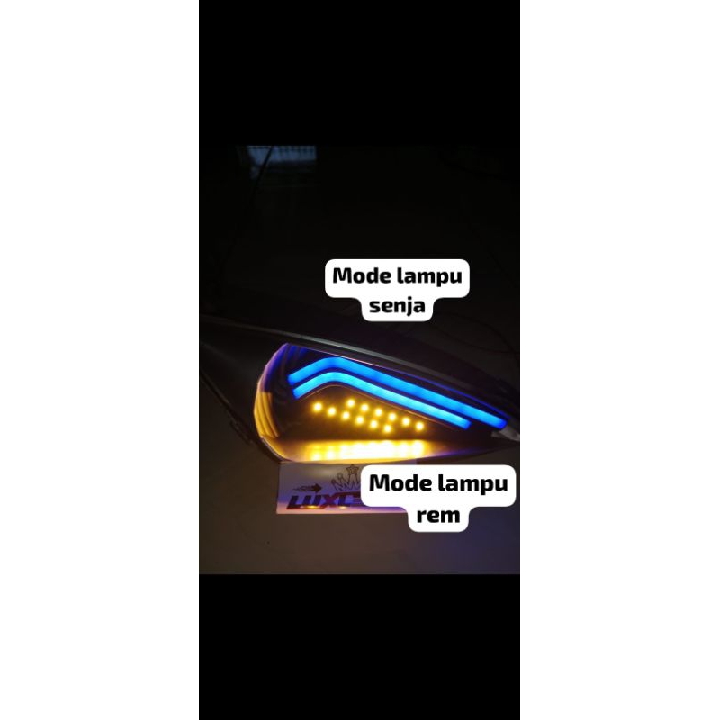 Lampu variasi senja+sein depan mio sporty