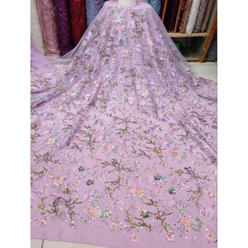 BAHAN KAIN TILE BUNGA GARDEN PAYET GARDEN BUNGA PAYET