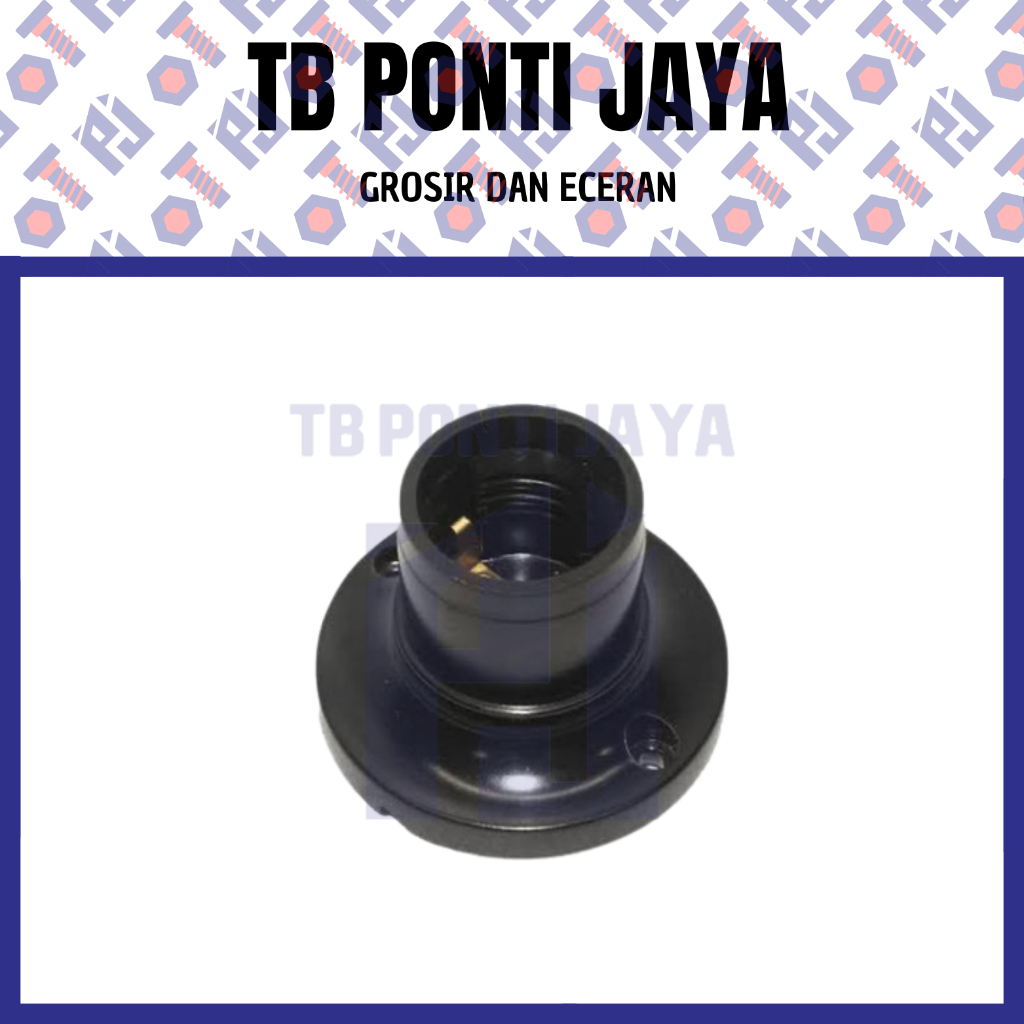 Fitting Lampu Hitam 210 Broco / Fitting Plafon