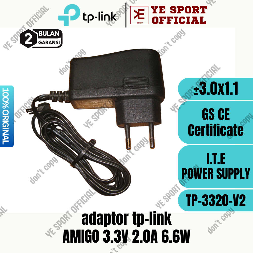 ADAPTOR TPLINK ARCHER ORIGINAL TL-PS110P TL-WPS510U A0036