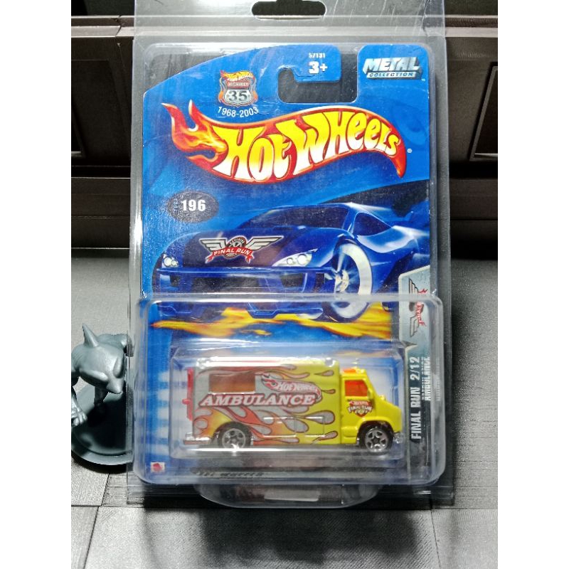 Hot Wheels Mattel Final Run 2/12 Ambulance (2003 196)