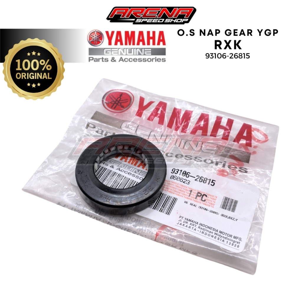YGP 93106-26815 Oil Seal Hub Clutch RXK Seal Nap Gear RX King Sil Rumah Gear RX-King Original Yamaha