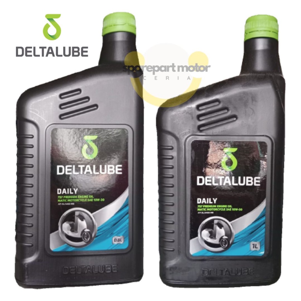 OLI MESIN MOTOR DELTALUBE DAILY 4T SAE 10W-40 & MATIC SAE 10W-30 | DELTALUBE DAILY 757 PREMIUM 08 LI