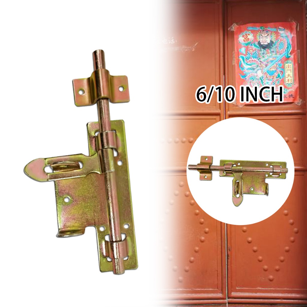 Grendel Gembok Besar 6/10 in / Pintu Garasi Slot Kunci / Grendel Stainless Vincitory / Slot Grendel 