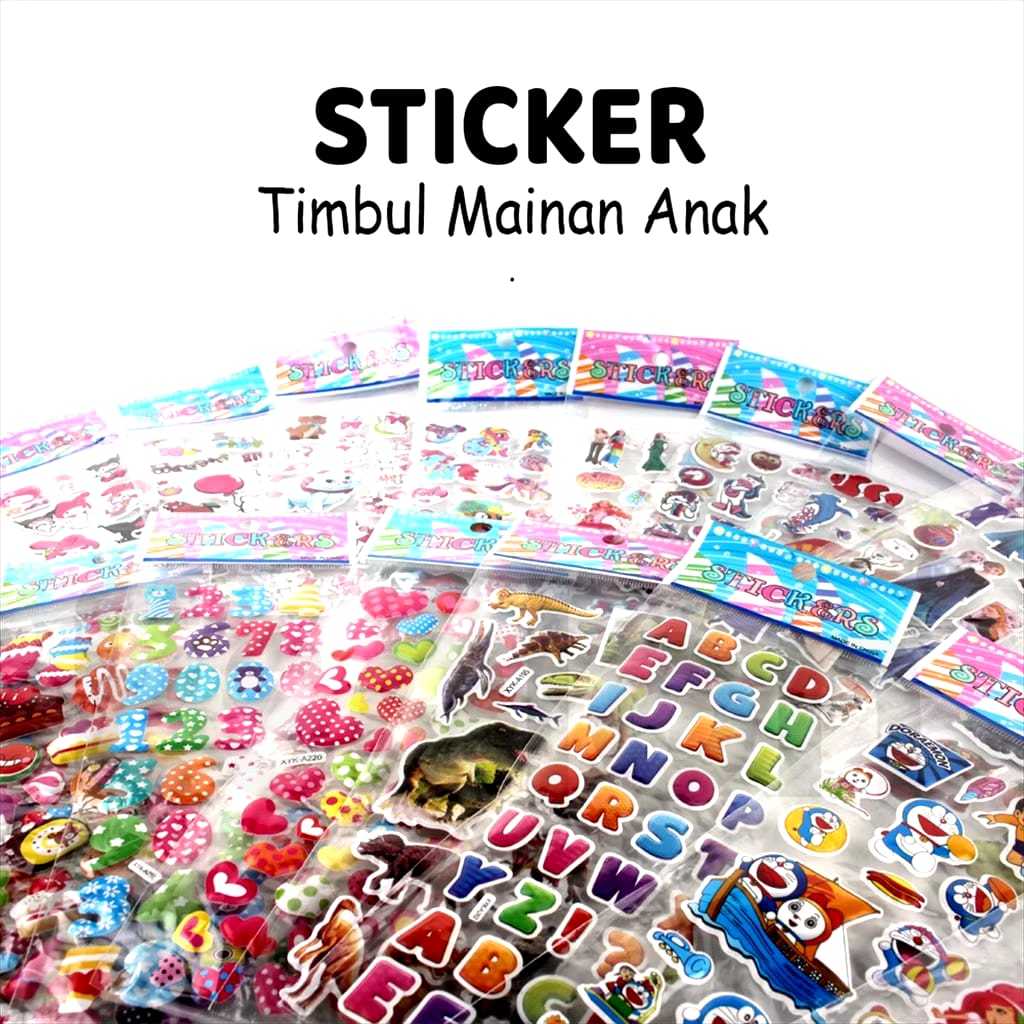 

STIKER ANAK KARAKTER TIMBUL MAINAN STIKER TEMPEL LUCU DAN GEMES