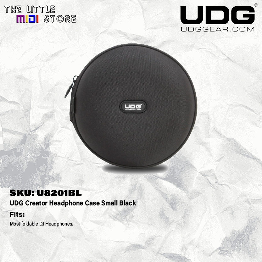 UDG Creator Headphone Case Small-Black | U8201BL Tas Headphone Pioneer Numark Technics AIAIAI Origin