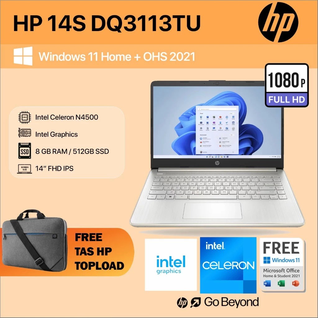 LAPTOP HP INTEL CELERON N4500