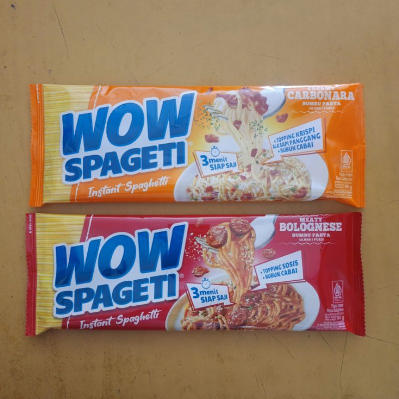 

Wow Spaghetti Instant Carbonara / Bolognese 84gr