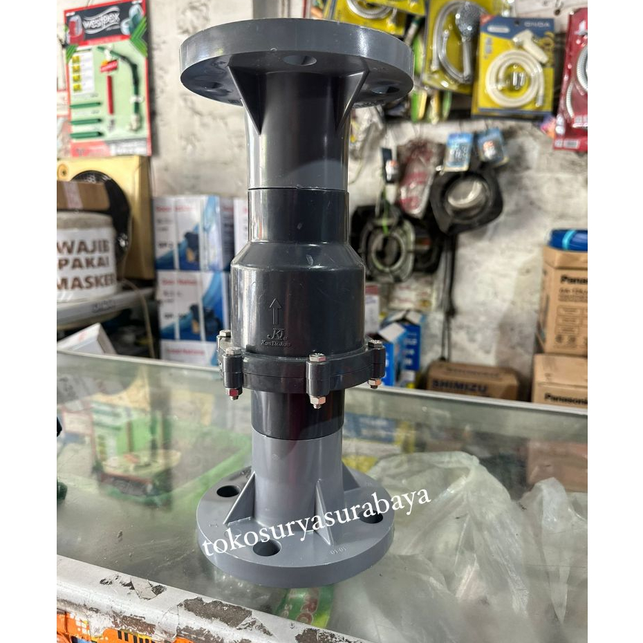 Flange Swing Check Valve 2" 21/2" 3" Swing Check Valve PVC 2 Inch Flange JIS 10K Swing Check Valve P