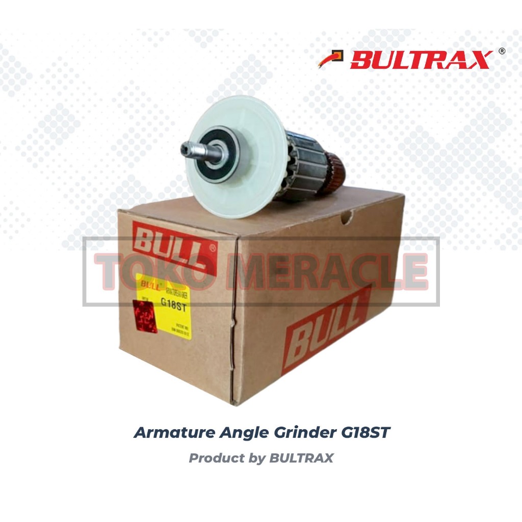 [ARMATURE] BULL Armature G18ST - Bultrax Angker Rotor Mesin Gerinda Hitachi Hikoki G18ST