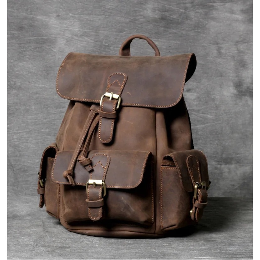 Ransel Wanita Tas Kulit Sapi  untuk Wanita Ransel Kulit Asli