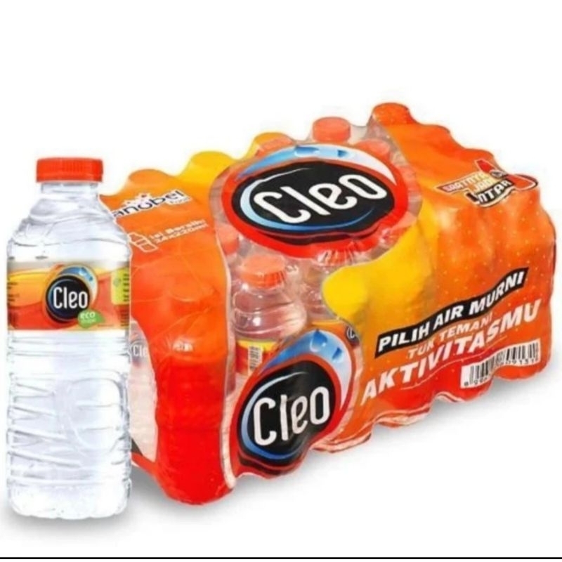 

Cleo 220 ml Botol air minum Per pack isi 24 botol