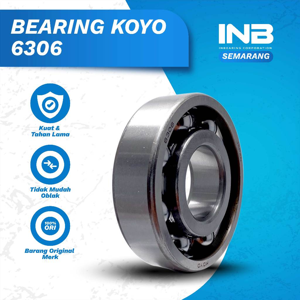 Laker Bearing 6306 KOYO Bearing Mesin Pompa Irigasi Ns80 Bearing Dalam Mesin DIesel Original NTN INB