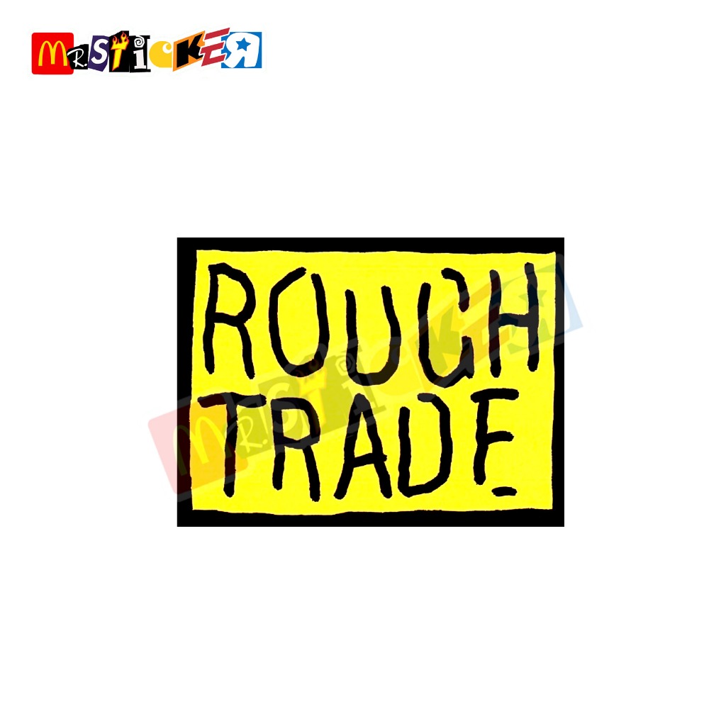 

sticker ROUGH TRADE Records logo stiker