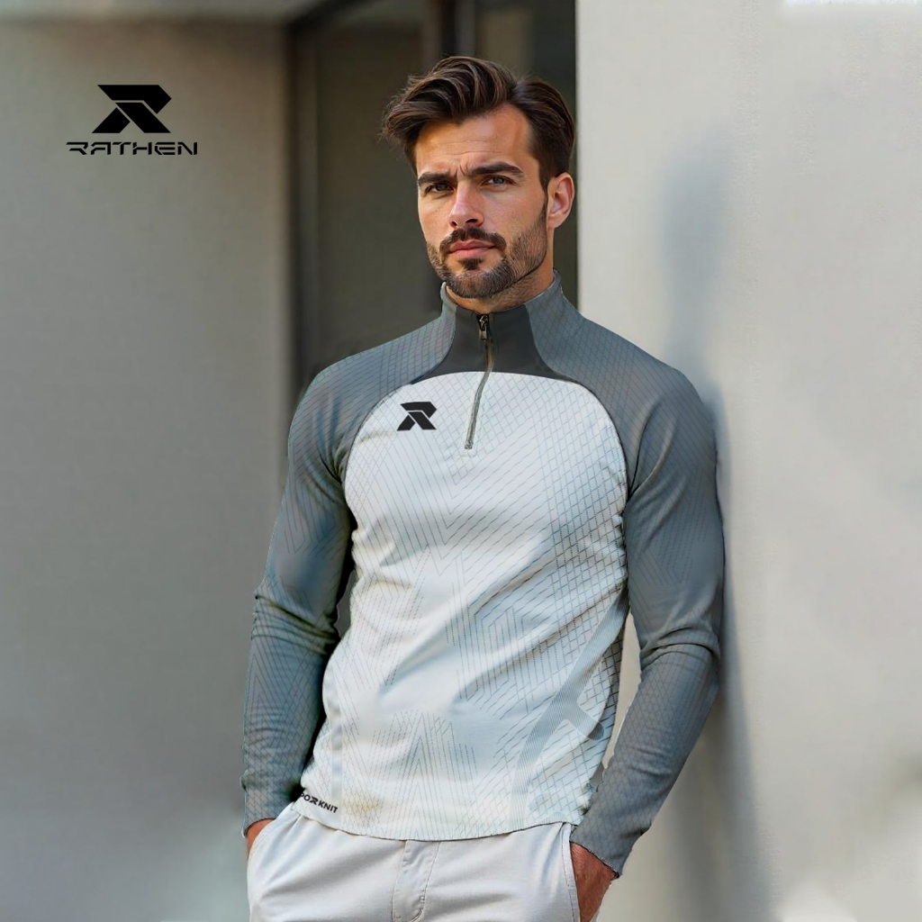 RATHEN - MIDLAYER VAPOR PRO 2.0 JAKET TRAINING OLAHRAGA PRIA LENGAN PANJANG RUNNING BOLA GYM